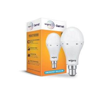 Wipro Garnet 15w LED Emergency Rechargeable LED Bulb